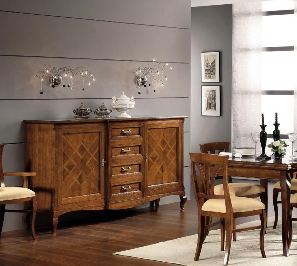Buffet Kommode Sideboard Anrichte Schublade Vitrine Wohnzimmer Holz Kommoden