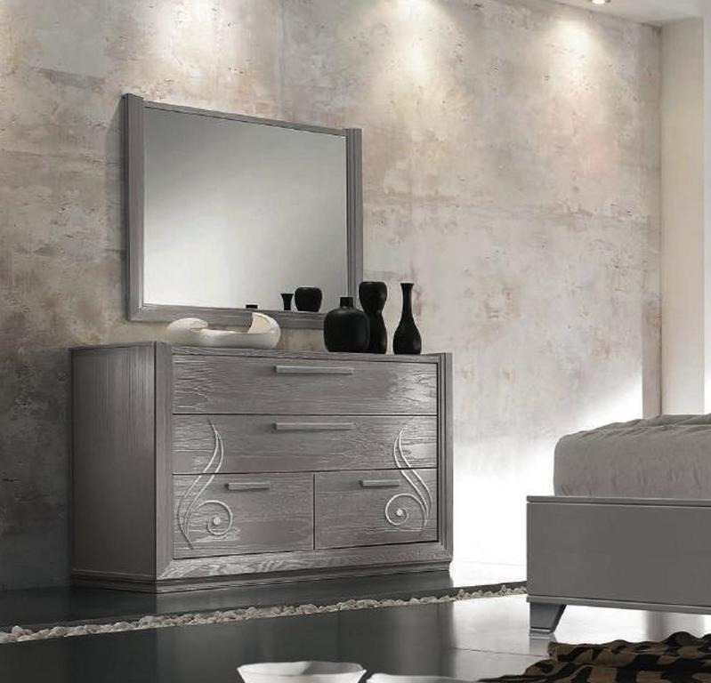 Kommode Spiegel Schrank Luxus Kommoden Schrank Set 2tlg.