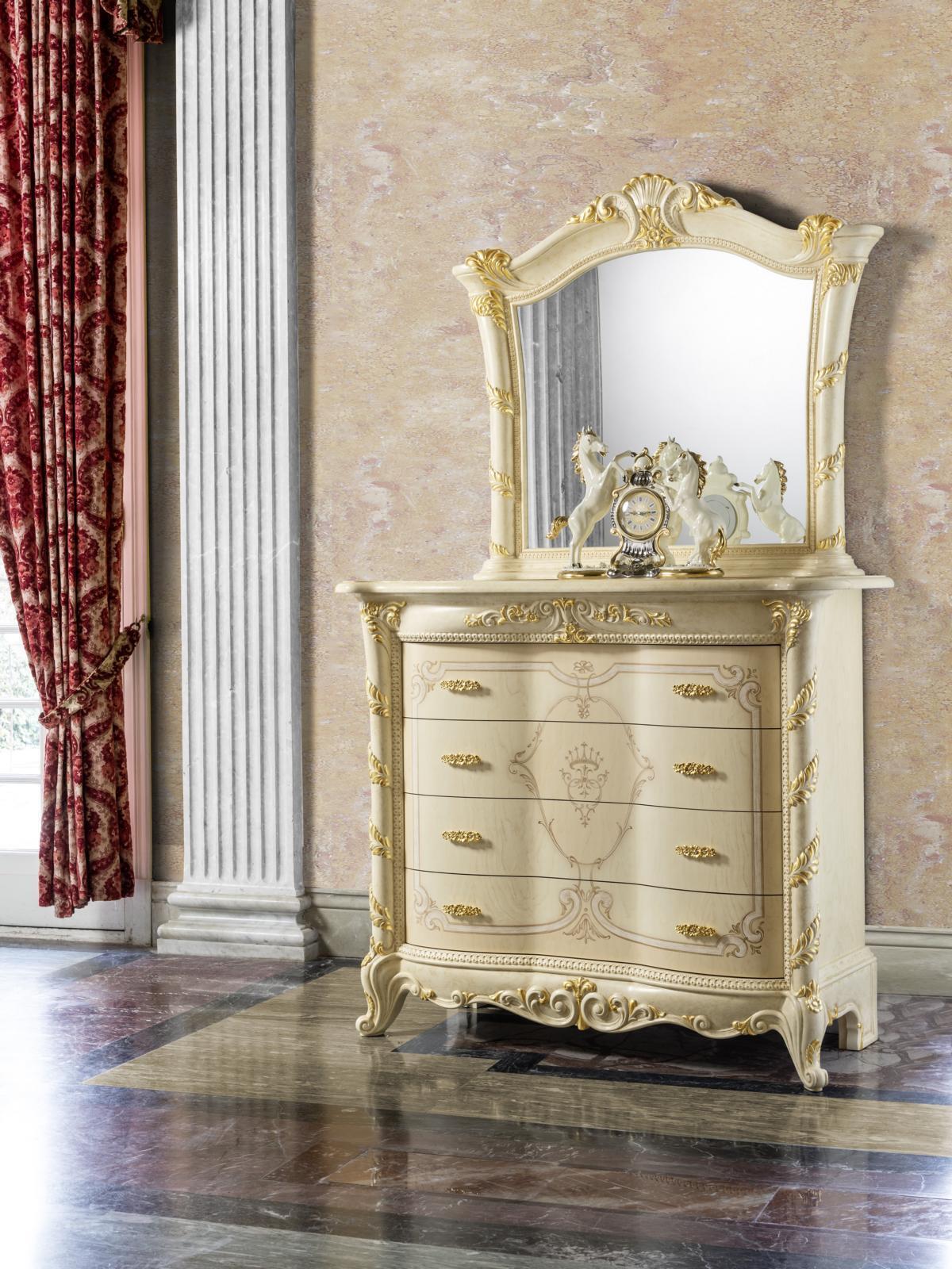 Kommode Schubladen Holz Sideboard Schrank Deko Massiv Kommoden Wohnzimmer