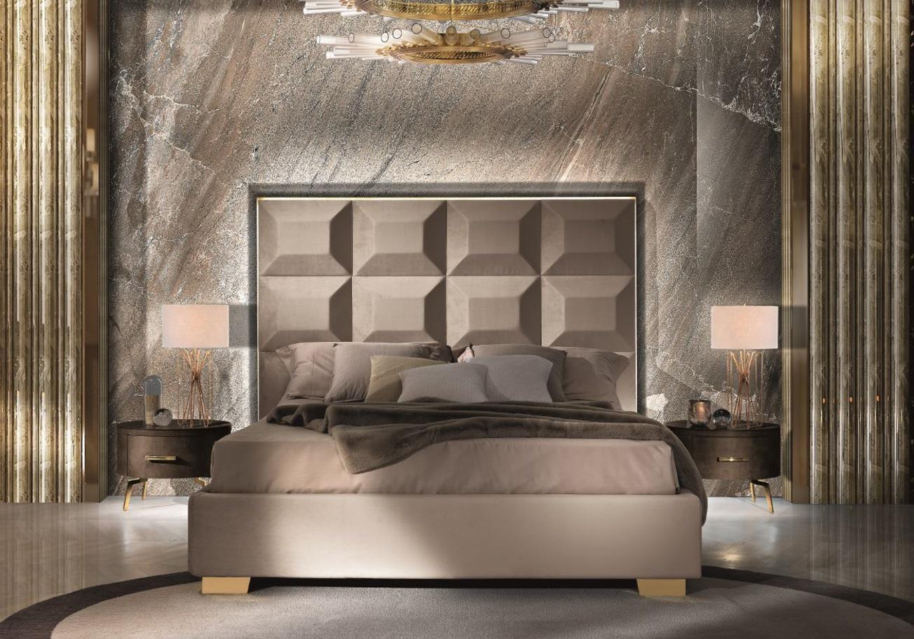 Design Modern Luxus Nachttisch Betten Bett 3tlg. Schlafzimmer Set