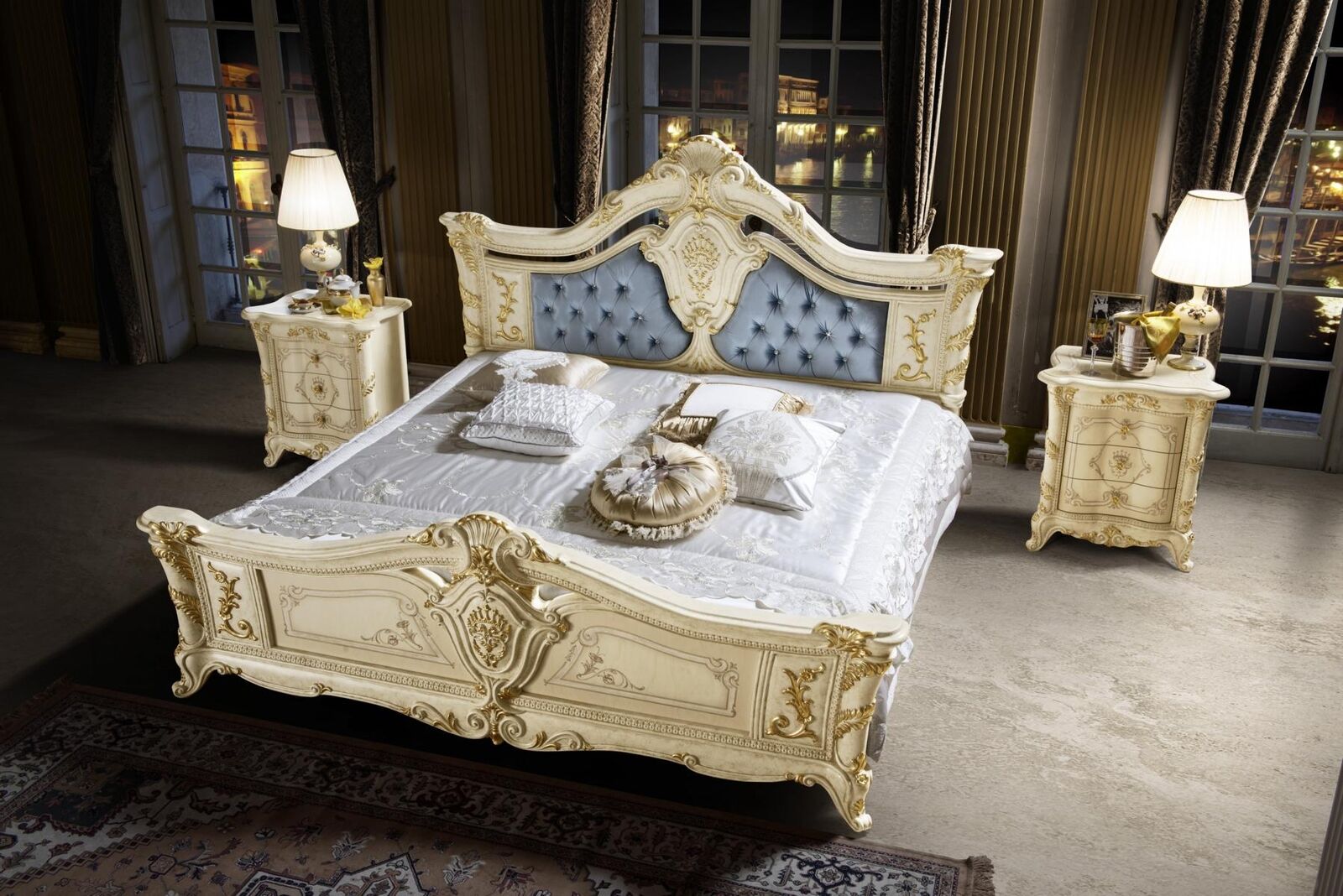 Möbel Design Möbel Italien Bett Möbel Doppelbett Naturholz Schlafzimmer