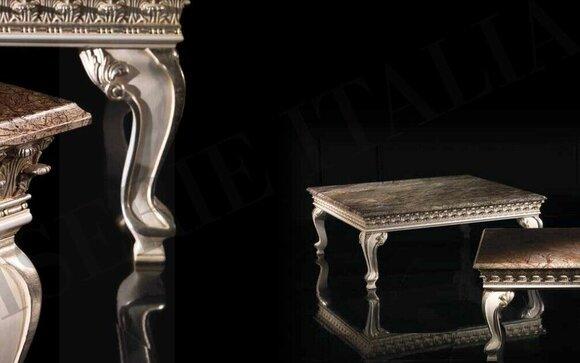 Couchtisch Tisch Beistelltisch Wohnzimmertisch Holz Beistell Royal Barock Tische
