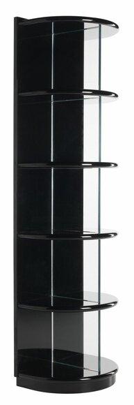 Bücherregal Eck Regale Glas Schrank Design Italienische Wohnzimmer Möbel Holz