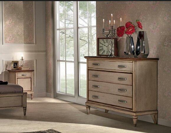 Kommode Holz Schubladen Sideboard Schrank Schränke Massiv Kommoden