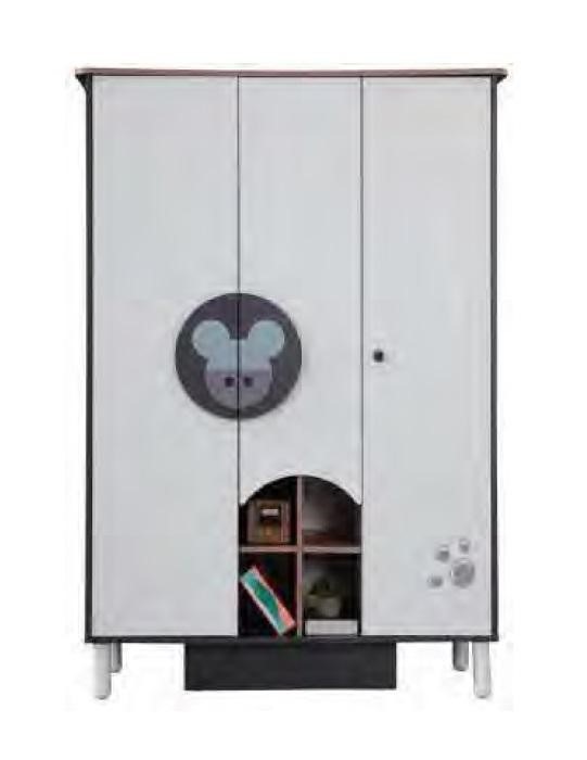 Kleiderschrank Design Möbel Kinderzimmer Schrank Regal Holz Schlafzimmer Neu