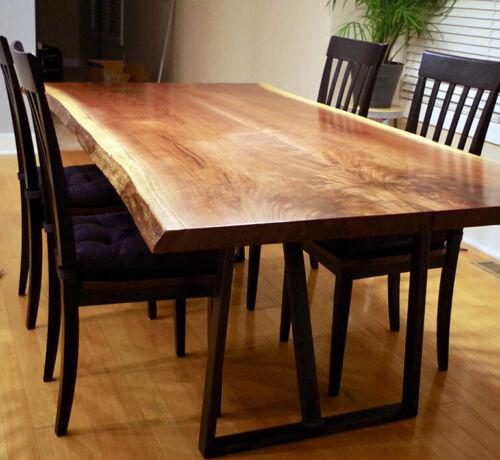 epoxid harz esstisch echtes holz massive möbel wasserfall epoxy tisch 260x100cm