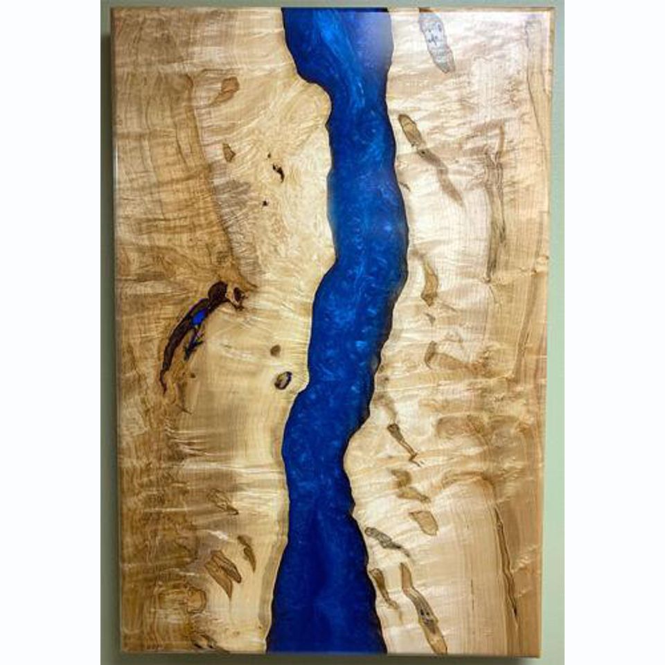 Tische Esstisch Design Tisch Moderne Meer Ozean Fluss Möbel 200x90 Epoxid Harz