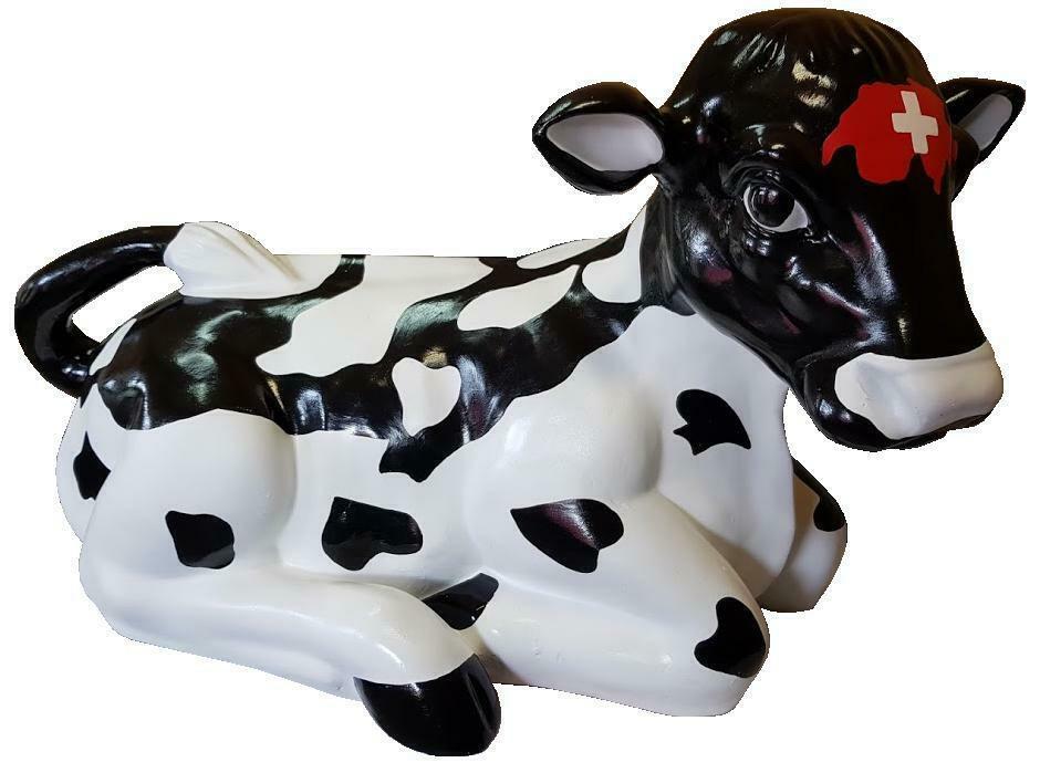 Moderne Dekoration Kalb Deko Statue Skulptur Abstrakt Figuren echte handarbeit