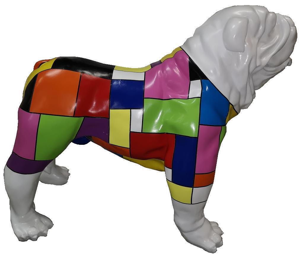 Abstrakter Hund Figur Statue Figuren Dekoration Garten Skulptur Skulpturen 75x90