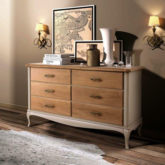 Wohnzimmer Kommode Kommoden Schubladen Holz Diener Fall Kabinett Massiv