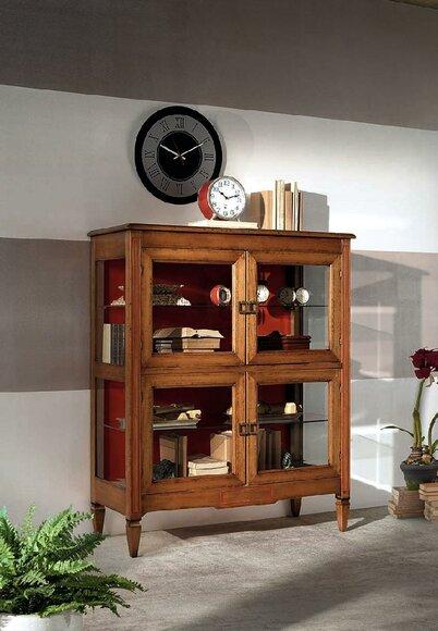 Wohnzimmer Anrichte Glas Schrank Vitrine Esszimmer Holz Schränke Möbel