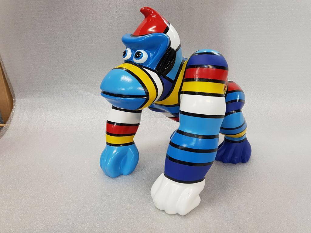 Figuren Statuen Dekoration Deko Gorilla Garten Neu Designer Figur Statue Moderne
