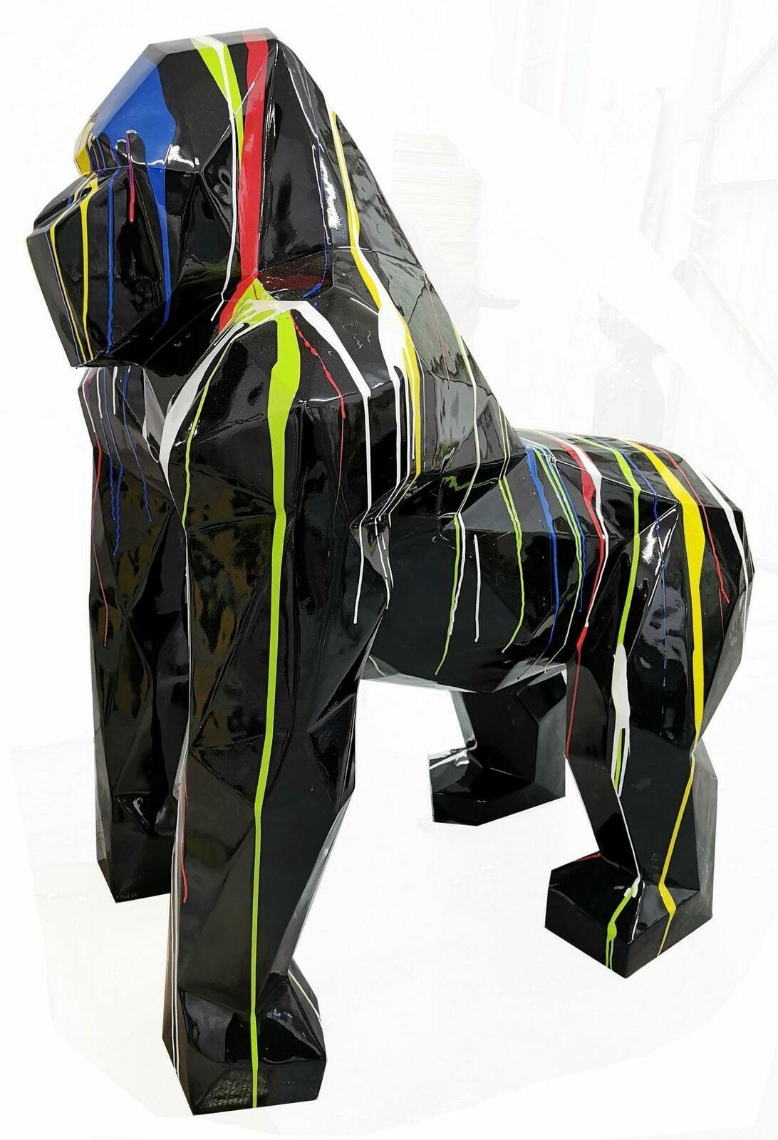 Gorilla Abstrakte Deko Figur Statue Skulptur 128cm Figuren Statuen Skulpturen
