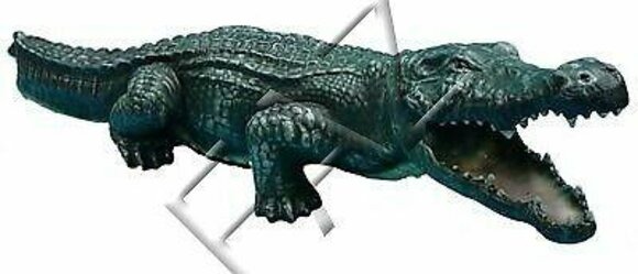 Design Krokodil Figur Statue Skulptur Figuren Skulpturen Garten Dekoration Neu