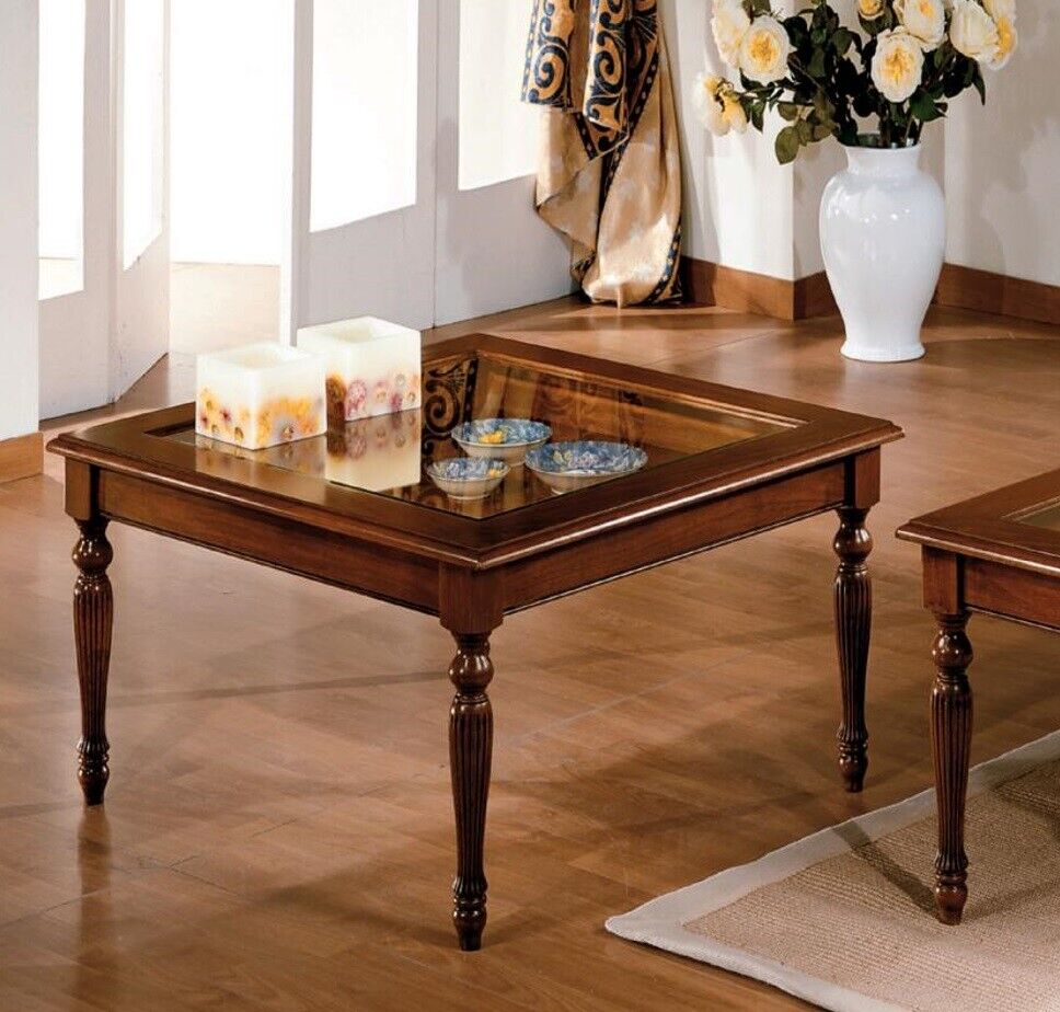 Couchtisch Holz Beistelltisch Kaffeetisch Designer Tisch Wohnzimmertisch