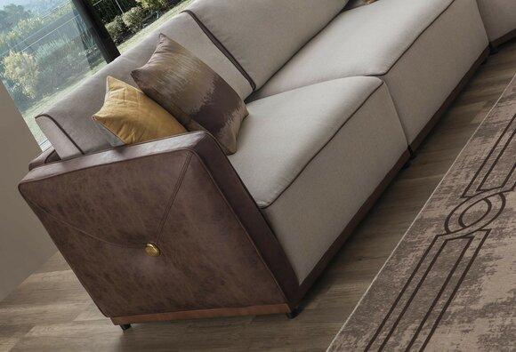Ecksofa Sofas L-Form Sofa Eck Wohnzimmer Design Eckgarnitur Luxus Couch Möbel