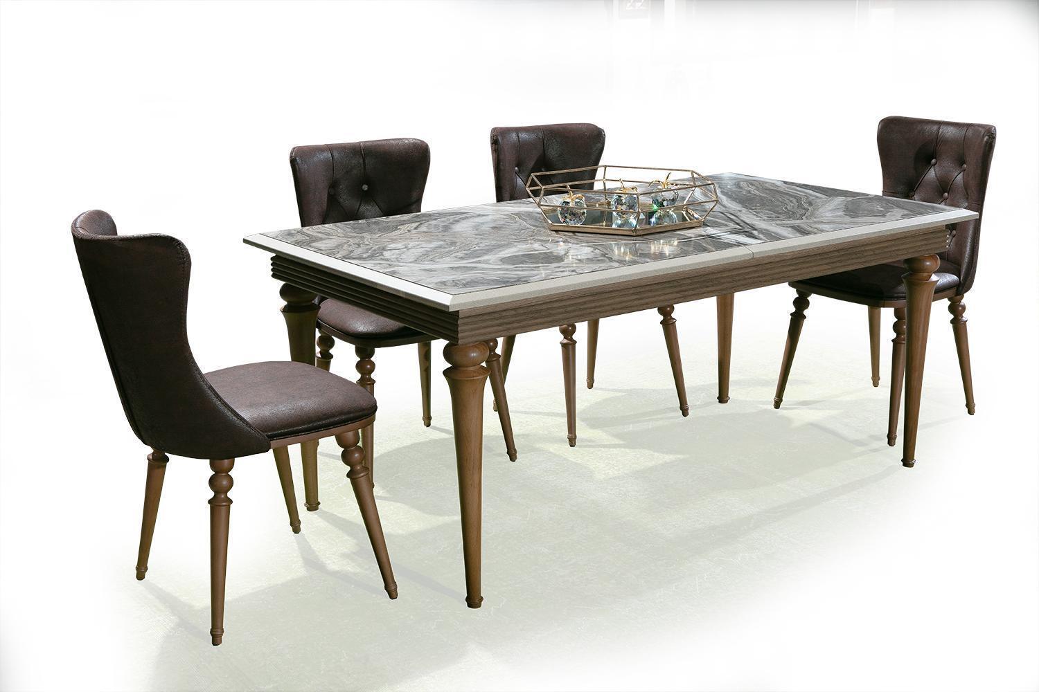 Esstisch Tisch Holz 180x100 Esszimmer braun Esstische Tische Möbel