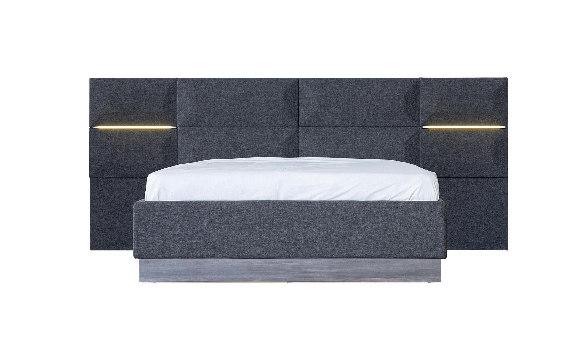 Bett Polster Design Material Holz Doppel Hotel Betten JV Möbel Neu Modernes