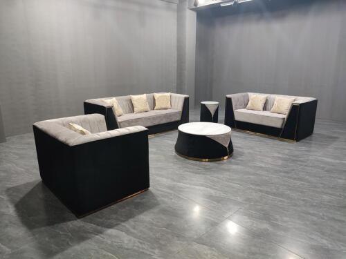Medusa Sofagarnitur Möbel Couch Set 4tlg. Komplette Garnitur Couchtisch