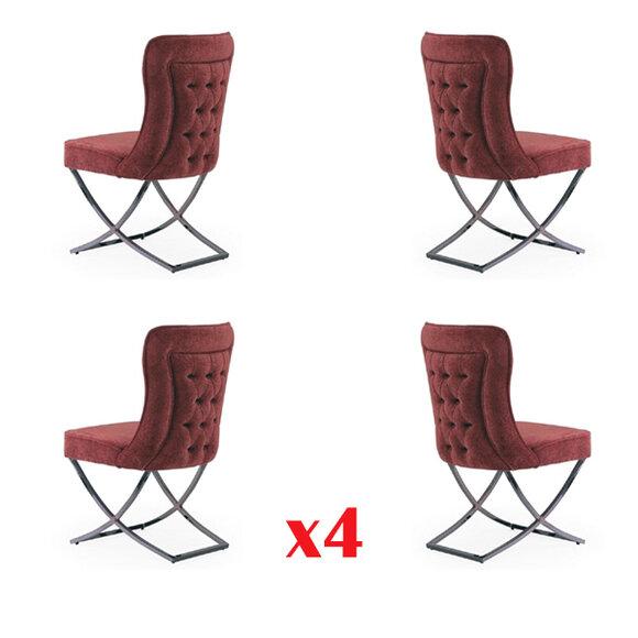 Esszimmer Stühle Garnitur Sessel Design 4x Stühle Set Gruppe Polster