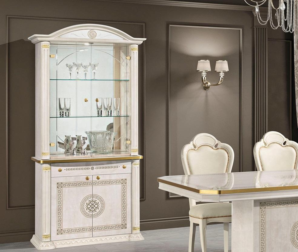 Glasvitrinen Glasbarschrank Barockhaus Wandregale Holz Vitrinenmöbel neu