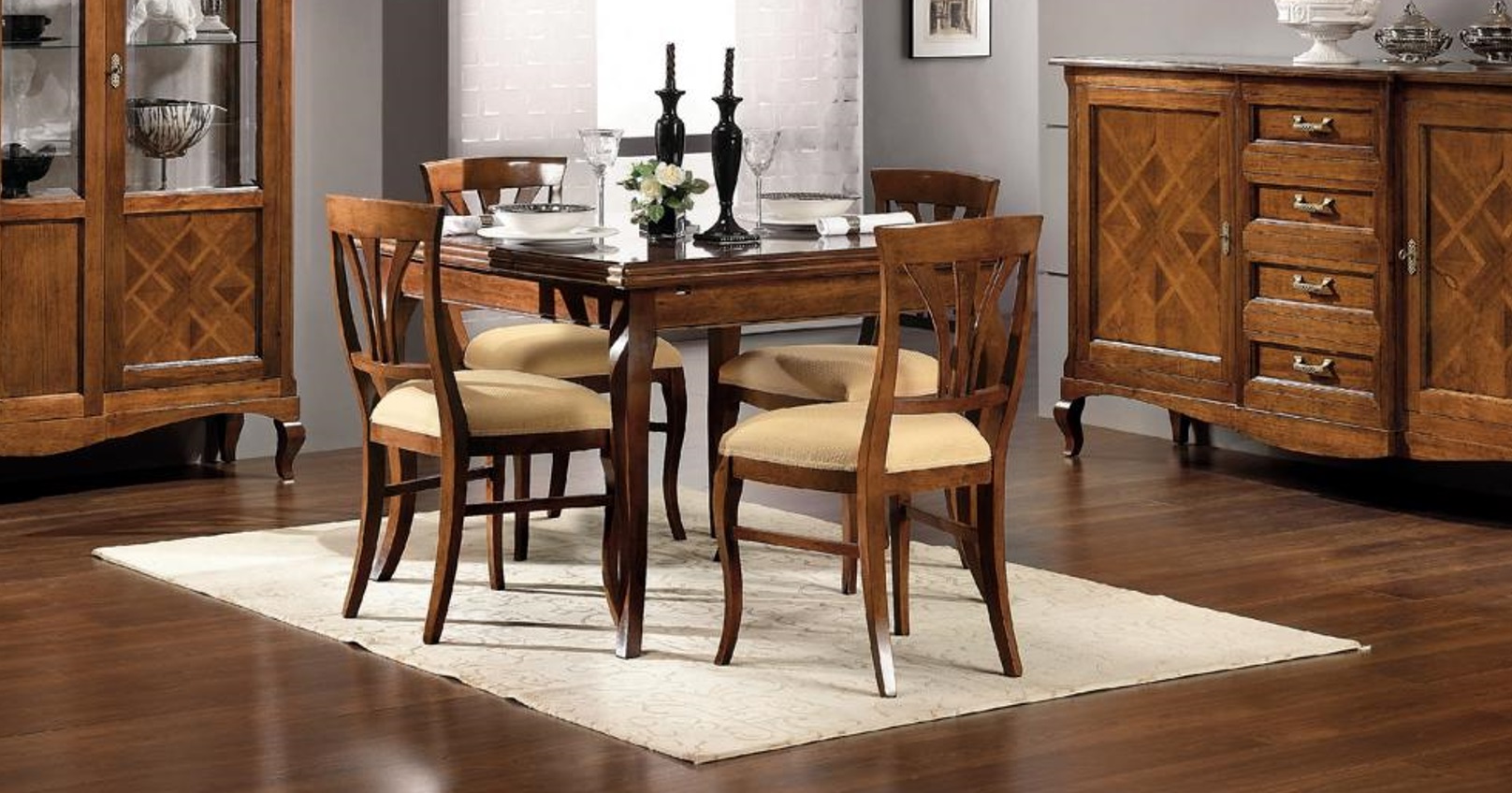 Esstisch Antik Stil Massivholz Holz Tische Möbel Italienische Esstische Tisch