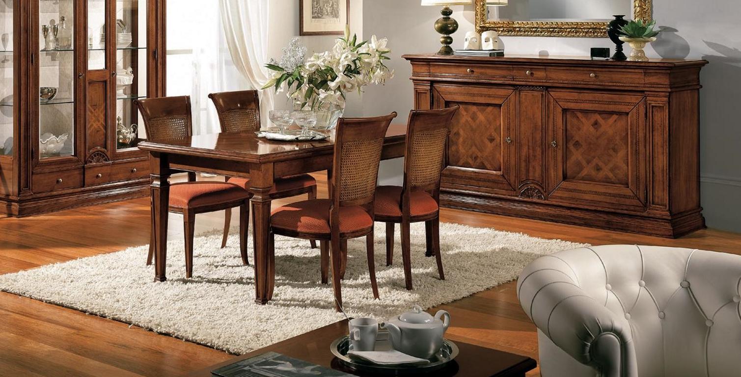 Luxus Italienische Esstisch Design Möbel Einrichtung Tische Massivholz Tisch