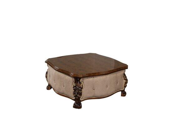 Holz Couchtisch Klassische Wohnzimmer Tische Möbel Braun Quadratisch