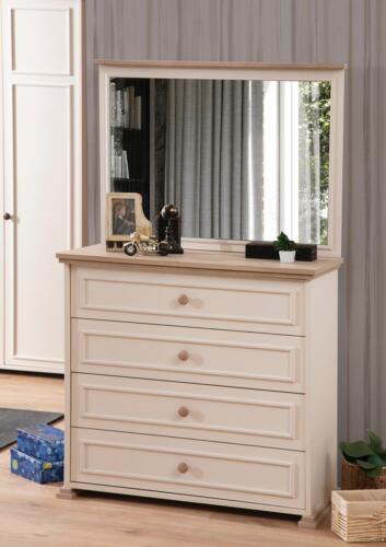 Kommode mit Spiegel Luxus Konsole Kommoden Schlafzimmer Kinderzimmer