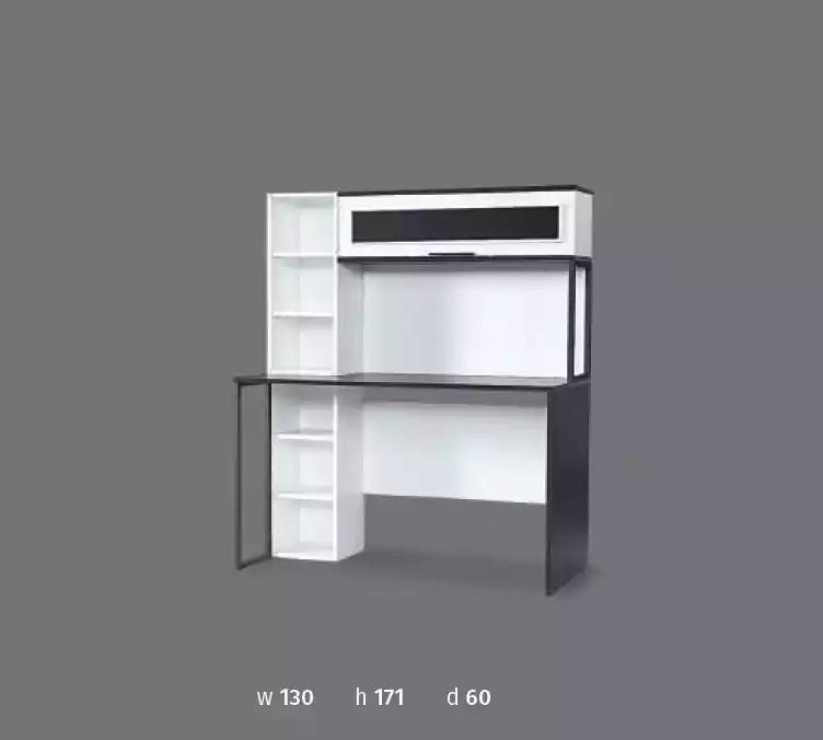 Sekretär Schreibtisch Tisch 130x60x171 Schreibtische Tische Möbel Holz Computer