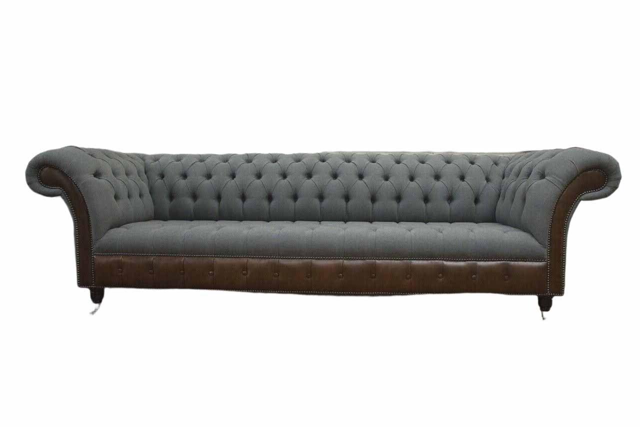 Sofa 3 Sitzer Wohnzimmer Luxus Polster Designer Möbel Chesterfield Neu