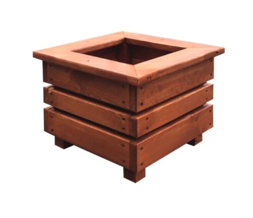Blumenkasten aus Holz Blumenkübel Blumentopf Pflanzkasten Garten Holztöpfe Kübel
