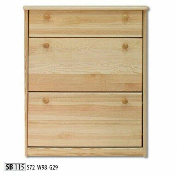 Schuhtruhe aus echtem Holz handgefertigte Schuhkipper Schuhtruhe aus Schubladen