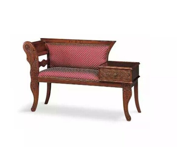Designer Sitz Polster Bank Hocker Luxus Sitzmöbel Möbel Wohnzimmer