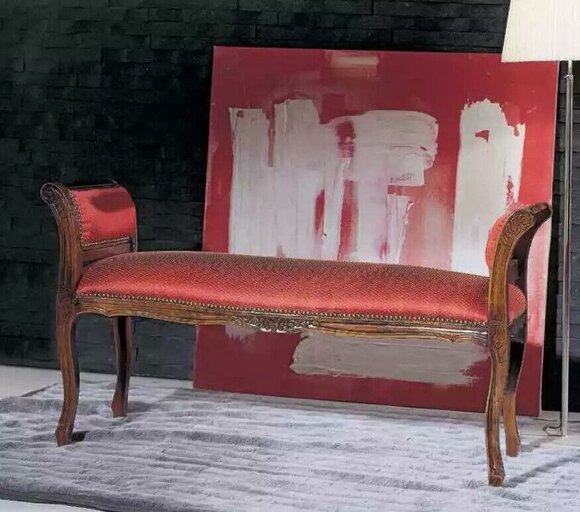 Polsterbank Sitzbank Sitzmöbel Designer Luxus Bank Wohnzimmer Bänke