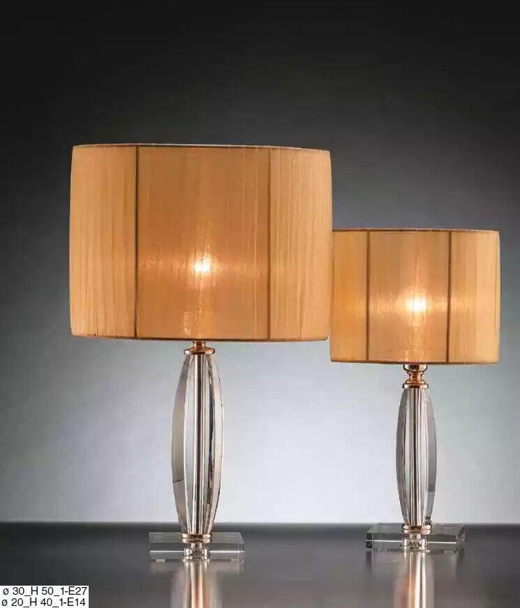 Tischleuchte Tisch Lampe Leuchten Kronleuchte Kristall Antik Stil Leuchte