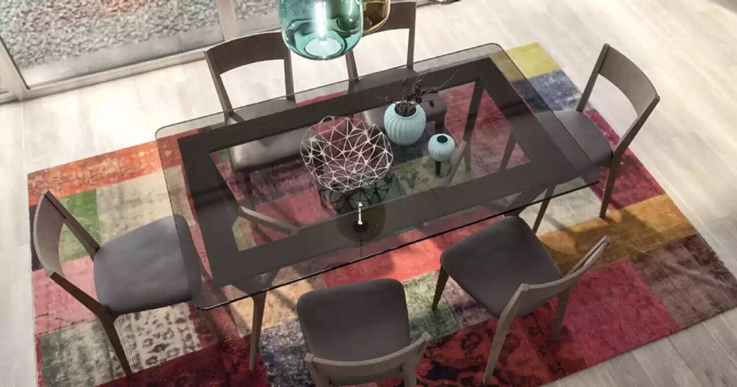 Esszimmertisch Tisch 6x Stühle Holz Essgruppe Set 7 tlg. Neu