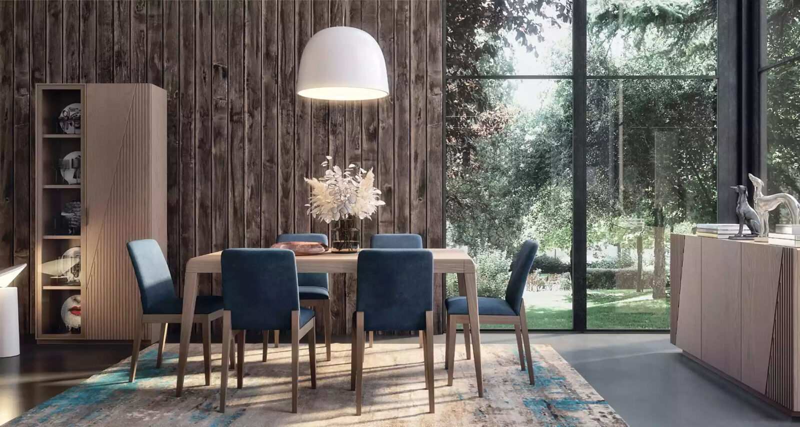 Esszimmer Esstisch 6x Stuhl Garnitur Set 7tlg. Luxus Holz Möbel