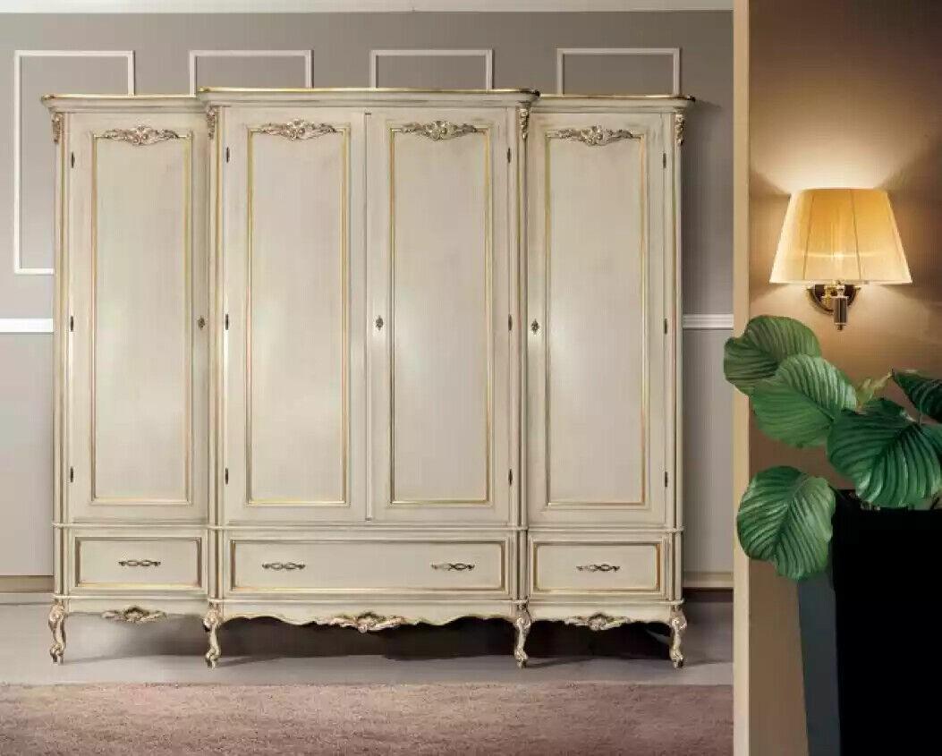 Klassischer Modern Stil Kleiderschrank Holz Garderobe Schränke Möbel Neu