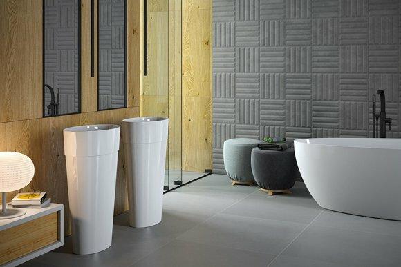 Modernes Design Waschbecken Acryl Bad Freistehender Waschtisch