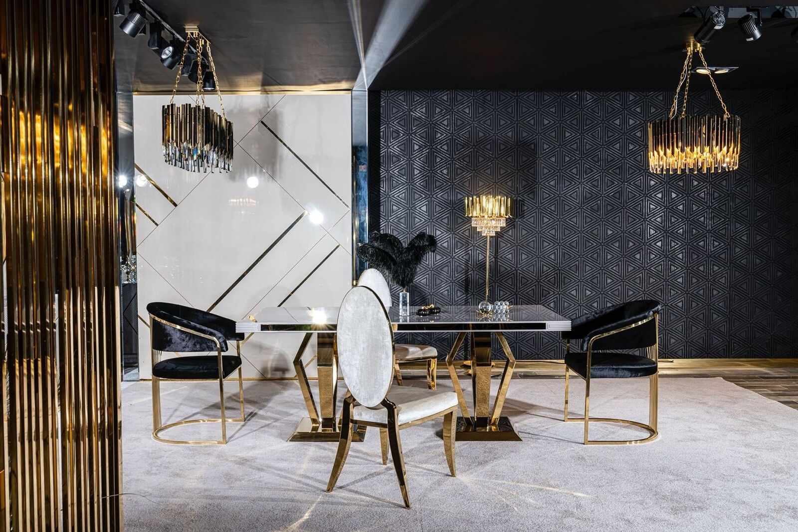 Esstisch 4x Stühle Esszimmer Set Essgruppe Modern Stuhl Tisch Tisch 5tlg