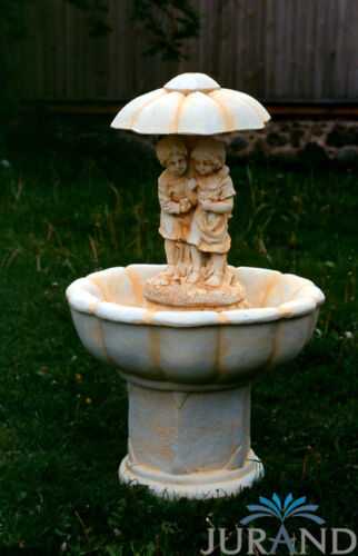 Springbrunnen Fontäne Zierbrunnen Garten 1031 Deko Brunnen 98 cm Steinguss