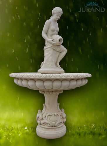 Springbrunnen Fontäne Zierbrunnen Garten Deko Brunnen Nambroca 180 cm Steinguss