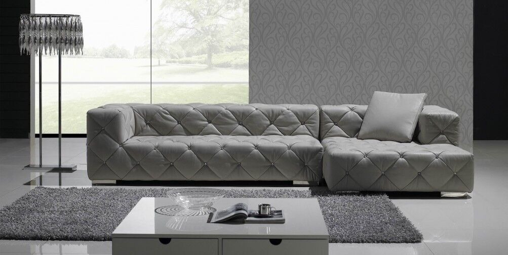 Chesterfield Design Ecksofa Sofa Couch Polster Ecke Garnitur Wohnlandschaft