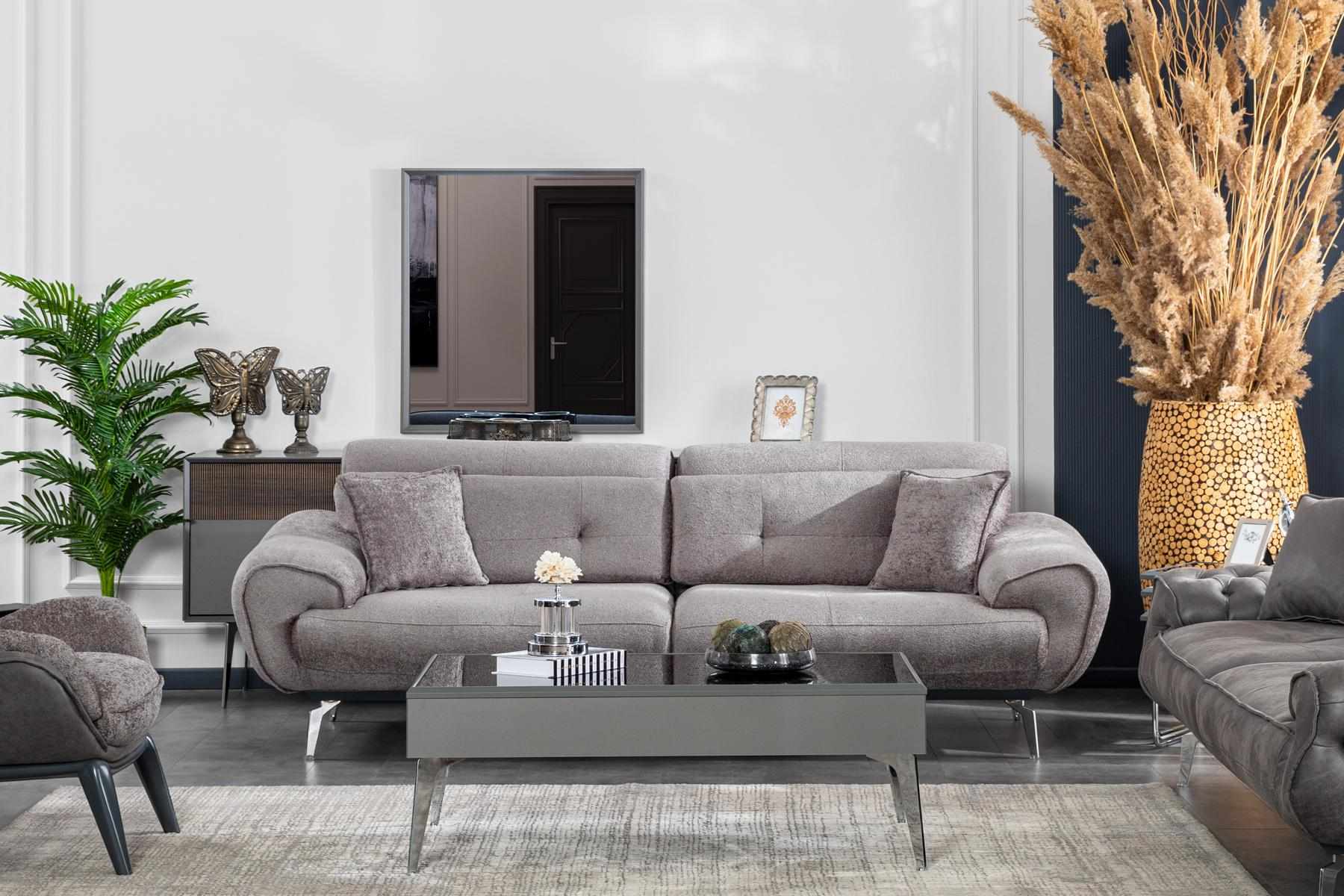 Italienische Stilmöbel Wohnzimmer Luxus Sofa Design Couch Dreisitzer