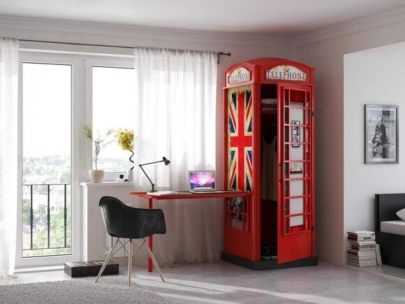 Luxus Roter Kleiderschrank Moderne Kinder Möbel Holzmöbel Schränke Neu