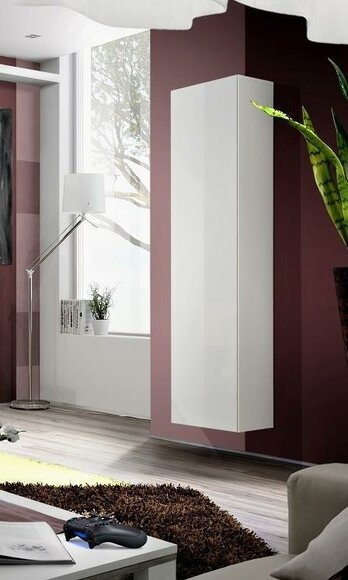 Luxus Rotbraun Hänge Vitrine Holzschrank Design Wohnzimmer Modern Möbel