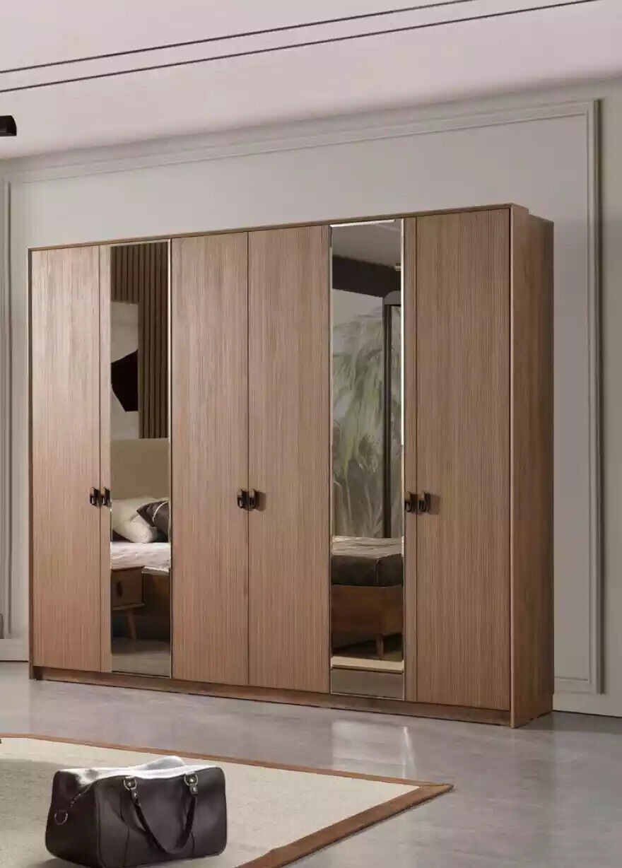 Kleiderschrank Holzschrank Schrank Schlafzimmer Schränke Braun