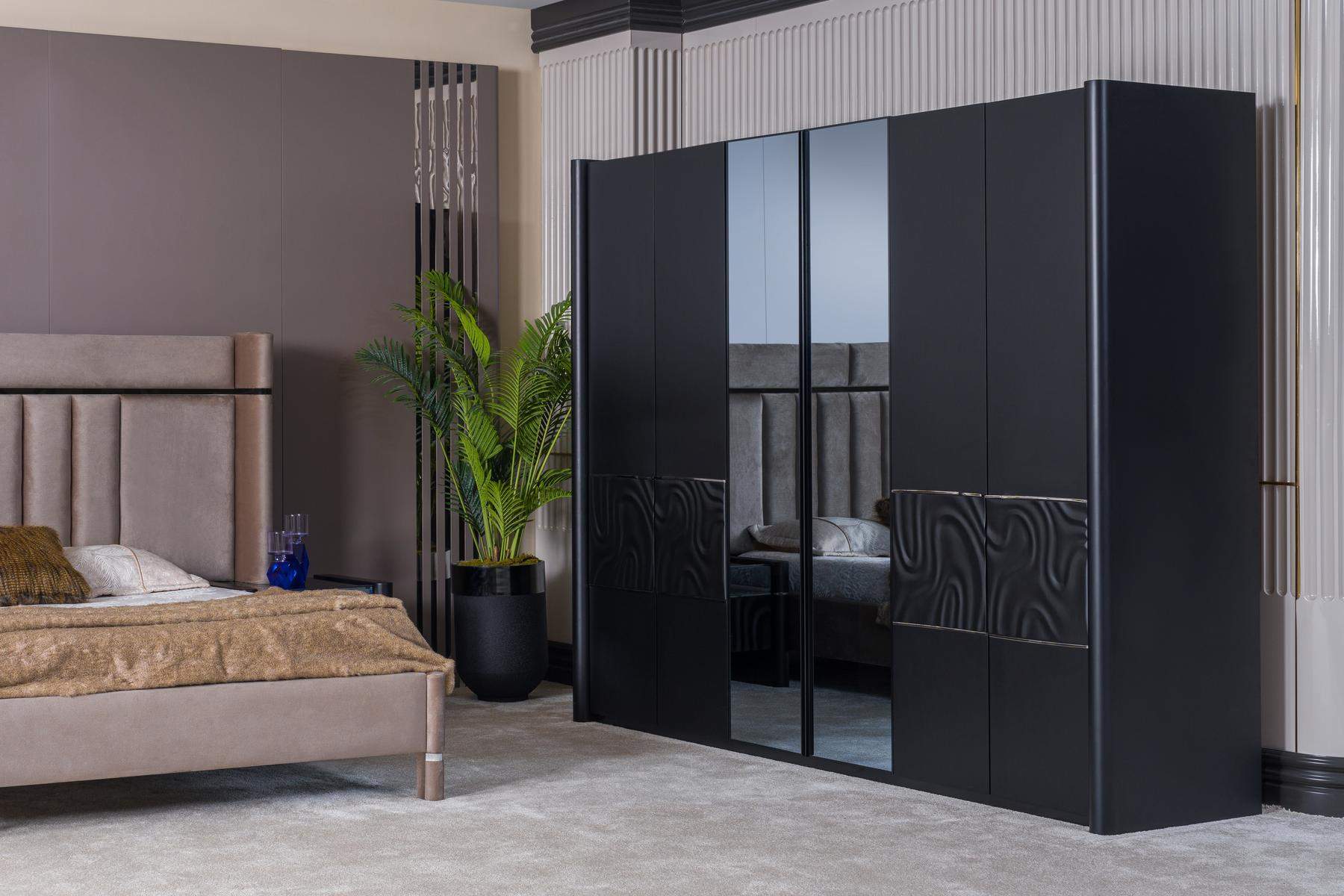 Kleiderschrank Schrank Luxuriöses Schlafzimmer Möbel Schränke Holz