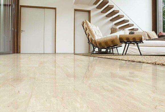 30x60 5m² Marmor Boden Naturstein Boden Belag Fliesen Crema Marfil Fliese Neu